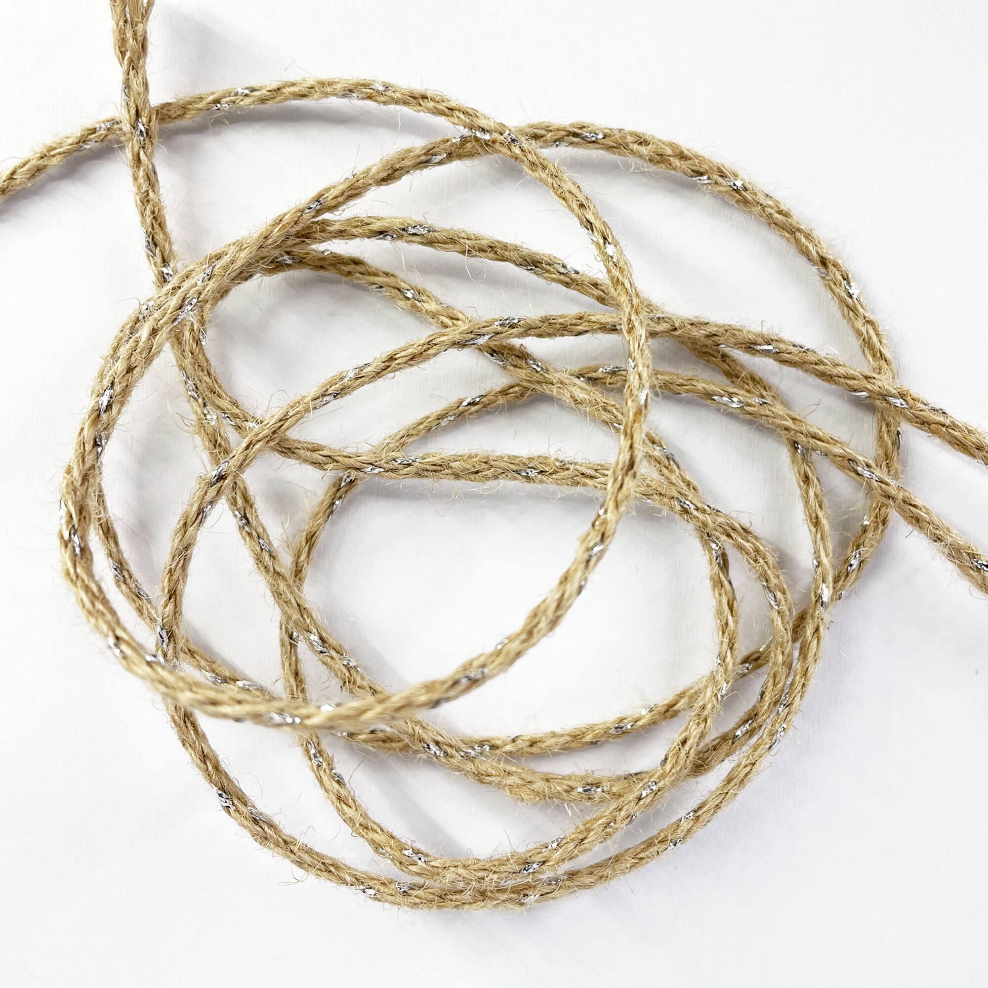 0.15" x 10yd. Metallic Jute Trim Ribbon by Celebrate It®